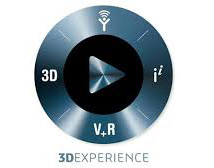 Dassault 3DEXPERIENCE dial logo.