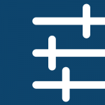 customization sliders icon.